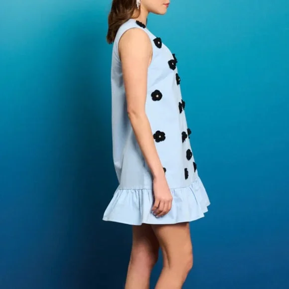 Sister Jane Capri Crochet Flower Mini Dress - Picture 4 of 5